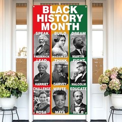 Black History Month Door Cover Afro African Black Pride Celebrate Decoration …