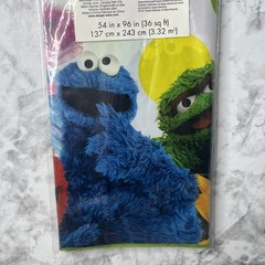 NOS SESAME STREET Party Plastic Tablecover 54” x 96” DesignWare Amscan 2011
