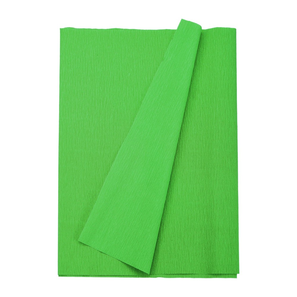 Crepe Paper Roll Crepe Paper Decoration 8.2 Ft 13 Inch Bright Green