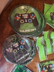 Video Game Party Supplies – Gaming Themed Birthday Party Supplies Serves 16