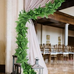 50pcs 300 ft Artificial Vine Greenery Garland for Room Decor 50 Pcs-green