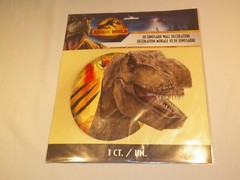 3D Dinosaur wall decoration Jurassic World 1ct T-Rex Head