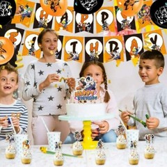 Naruto Shippuden Birthday Party Supplies,Anime Theme Birthday Party Decorate Set