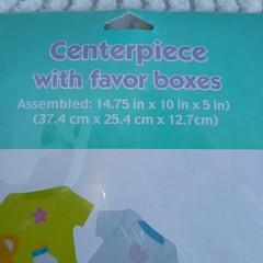 Baby Shower Table Centerpiece DecorationBlocks Bear New Unopened Unisex BoyGirl