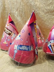 Vintage Tootsie Roll Party Decorations, 5 Packs Party Hats, Classic Candy