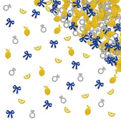 120 PCS She Found Her Main Squeeze Lemon Confetti Bridal Shower Table Decor