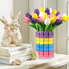 JOICEE Easter Decorations, 15pcs 16.54 x 5.1 x 2.36 inches, Multi Color