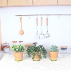 COTSEN 3 Pcs Artificial Succulent Plants Potted False Green