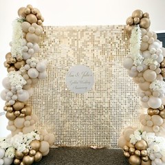 Shimmer Wall Backdrop Shimmer Wall Panels Light Gold Glitter Photo Background…