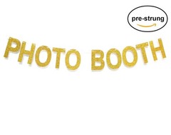 Wedding Birthday Party Decorations Gold Glitter Letter Sign Photo Booth Props…