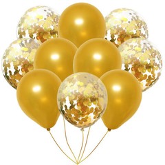 48 PCS Gold Birthday Party Decorations Set with Happy Birthday Balloons Banner