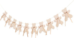 We Can Bearly Wait Garland – Neutral Boho Bear Baby Shower Decor, Teddy Bear Ban