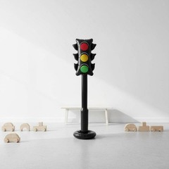 Inflatable Traffic Light Easy to Inflate PVC Traffic Light Toy Portable
