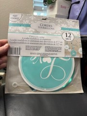 Engagement Wedding 12ct. Swirl Decorations Robin’s Egg Blue Party Supply New!!!
