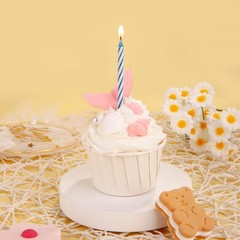 PHD CAKE 144-Count Multicolored Spiral Pink, Green, White, Yellow, Blue