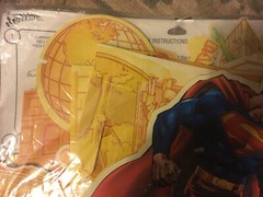 VTG HALLMARK Party Express SUPERMAN, LEX LUTHER & LOIS LANE 21″ CENTERPIECE 3-D