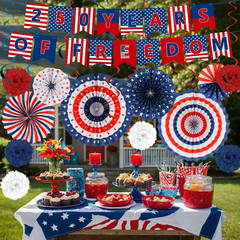 25 PCS US 250Th Anniversary Decorations Set, 4Th of July Decoration, Red White B