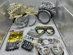 Happy New Year Party Decorations | 2024 Glasses | Head Bands Gold/Silver