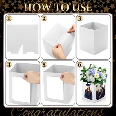 6 Pcs Graduation Centerpieces for Table 6/7 Inch Photo Frame Display Congrats…