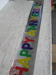 Roll Banners, FOIL HAPPY BIRTHDAY Party Supplies ***SEE DETAILS***