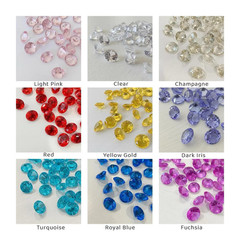 ACRYLIC Plastic 20MM DIAMOND Shape Gems Choose Color and Amount