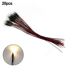 20*LED Light Strip Warm Light With Cable 20*Resistor AC Or DC Compatible