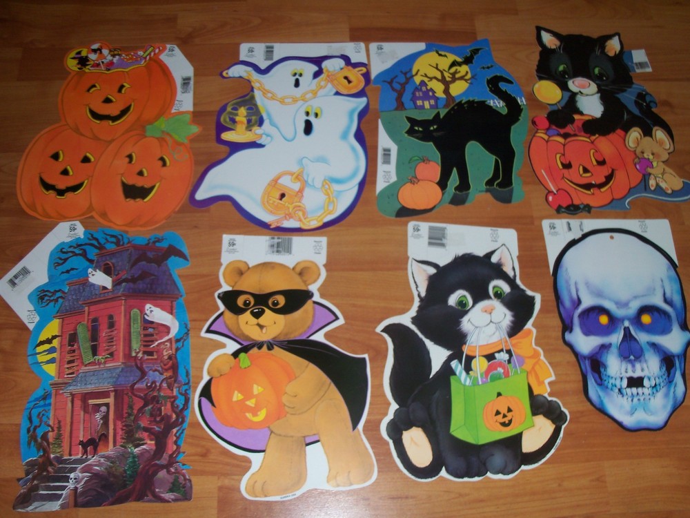 Halloween Diecuts Cutouts Vintage Eureka Decorations U Pick NOT a LOT