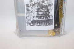 Retirement Party Decorations Black & Gold Happy Retirement Decor