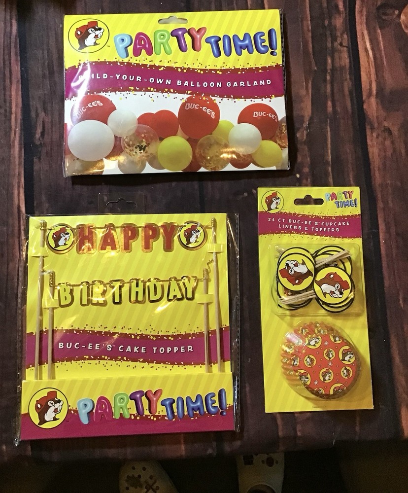 Buc-ees Birthday Party Supplies Bundle -New