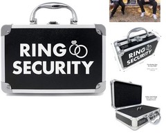 Ring Security Ring Bearer Briefcase with Padded Slits to Hold Rings – New