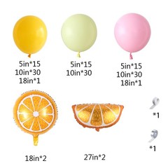 143Pcs Lemon Pink and Yellow Balloon Arch Garland Kit for Freshly Graduated, …