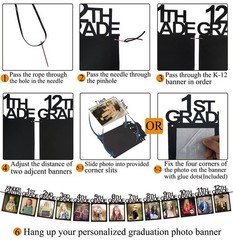 Graduation Decorations 2026 5×7 Photo Banner for Class of 2026 2027 Decoratio…