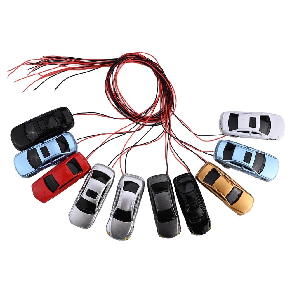 Model Trains Model Car Train Toys With Wires And Bulbs 10 Pcs 1:87~1:100