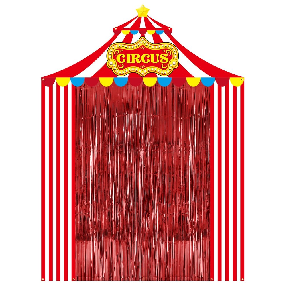 5 Pcs Carnival Circus Tent Decorations Set – Circus Theme Party Decorations w…