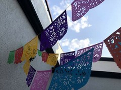 Mexican Papel Picado Banner (5 Count) Mexican Fiesta Decorations 50 Paper Tis…