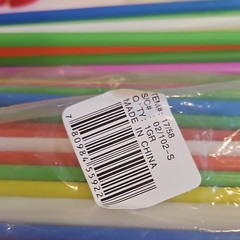 Multicolor balloon holders for non helium balloons