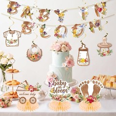 «Baby in Bloom» Baby Shower Decorations NEW