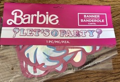 BARBIE~Large Birthday Party Decorations Lot NEW! Invitations,Banner,Table, Etc