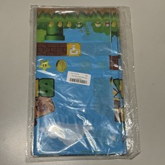 3pcs Mario Bros Table Cover 108”x54” Kids Mario Brothers Birthday Backdrop 7×5’