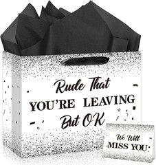 Farewell Going Away Party Decorations,Rude That You’Re Leaving but Ok Gift Bags