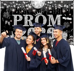 Graduation Decorations Class of 2026, Extra Large Fabric Congrats Grad
