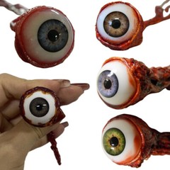 2 Pcs Halloween Fake Eye Eyeball Horror Scary Simulation Prop Trick Party Decor