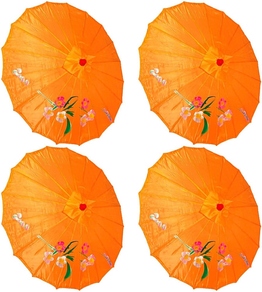 TJ Global PACK OF 4 Japanese Chinese Kids Size 22″ Umbrella Parasol For…