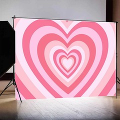 Photo Backdrop Background Banner 8 x 6ft Love Hearts Tapestry Wall Art