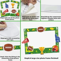 Game Photo Frame Party Supplies Decoration Large Size Football Sport Game Theme
