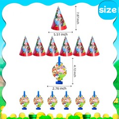 36Pcs Super Mario Party Decoration Mario Party Favors Kids Game Gift Photo Props