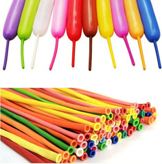 100Pcs 260 Multi Long Balloons for Animal Modeling, Premium Quality Latex