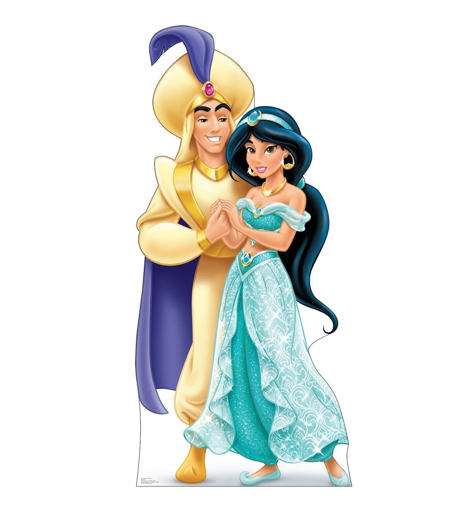 Aladdin and Jasmine Decorative Cutout 72×34 Perfect for Parties Events Decor