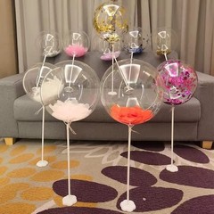 Bobo Balloons, 25 pack Pre Stretched 24 inch Helium/Large Clear Balloons for …
