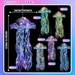 Jellyfish Decor – 12 Pcs Jellyfish Lanterns, Hanging Jelly Fish Decoration for